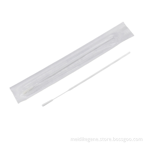Disposable Sterile Nylon Flocked Nasopharyngeal Swab for Specimen Collection